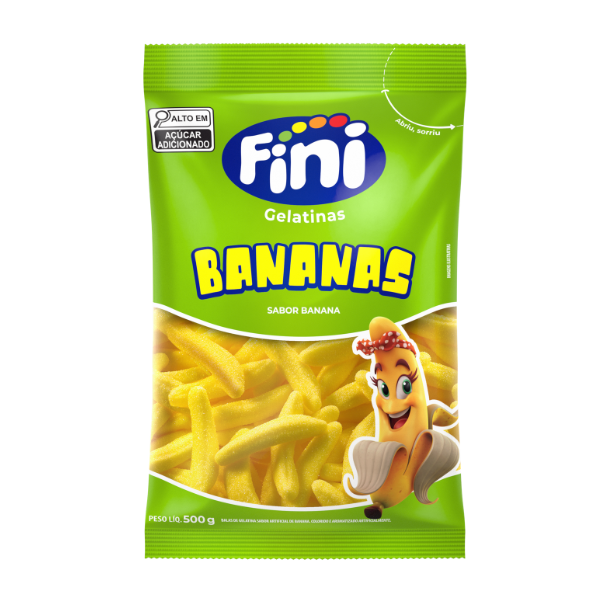 GELATINAS FINI BANANA COM 500G