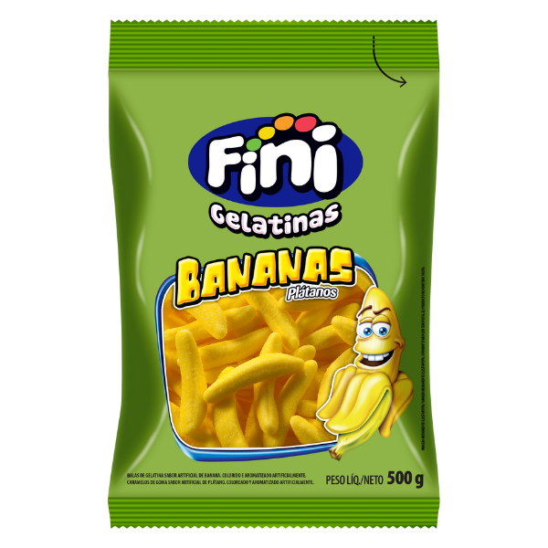 GELATINAS FINI BANANA COM 500G