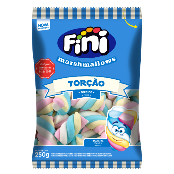 MARSHMALLOW FINI TORCAO COLORIDO 250G
