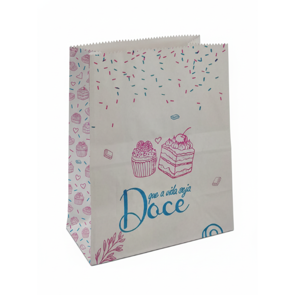 SACO PAPEL DIPRIMA SOS P IMPRESSO DOCE ROSA COM 50