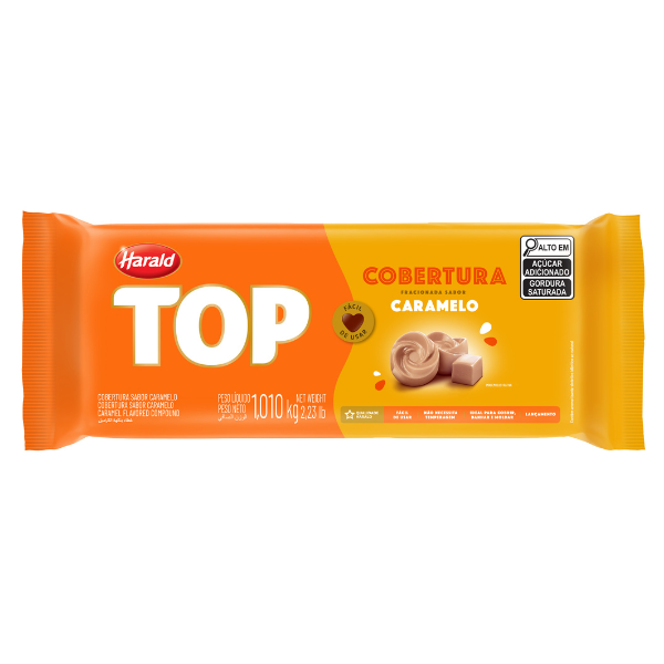 COBERTURA HARALD TOP CARAMELO 1,01KG