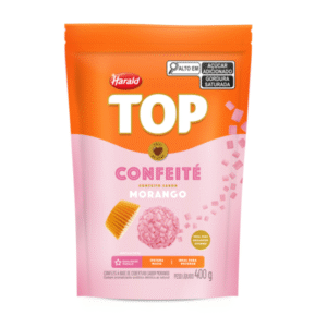 GRANULADO HARALD TOP CONFEITÉ MORANGO 400G