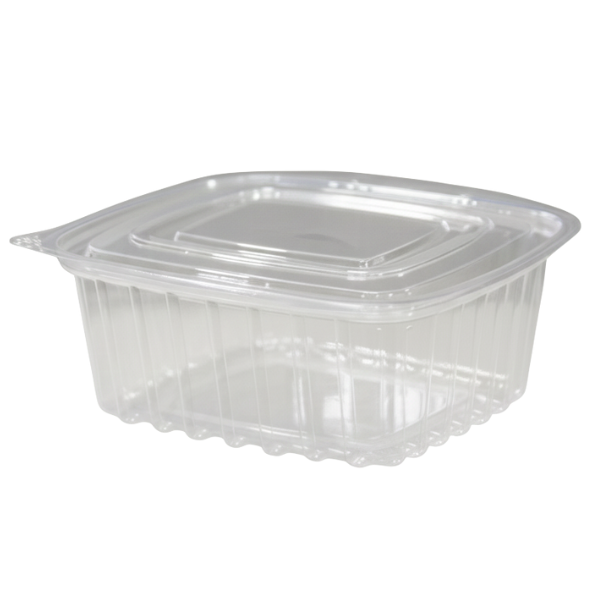 EMBALAGEM COPOPLAST ECO-90 POTE RETANGULAR 500ML COM TAMPA ARTICULADA C/200