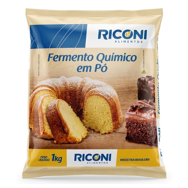 FERMENTO EM PO QUIMICO RICONI COM 1KG