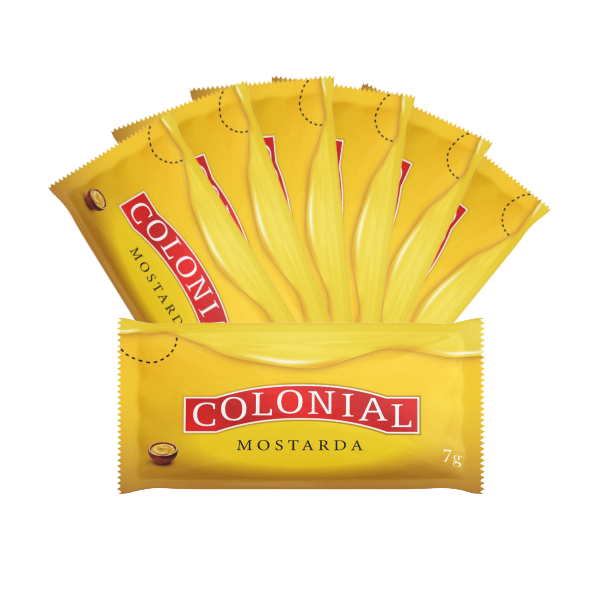 SACHET COLONIAL MOSTARDA 144X7G