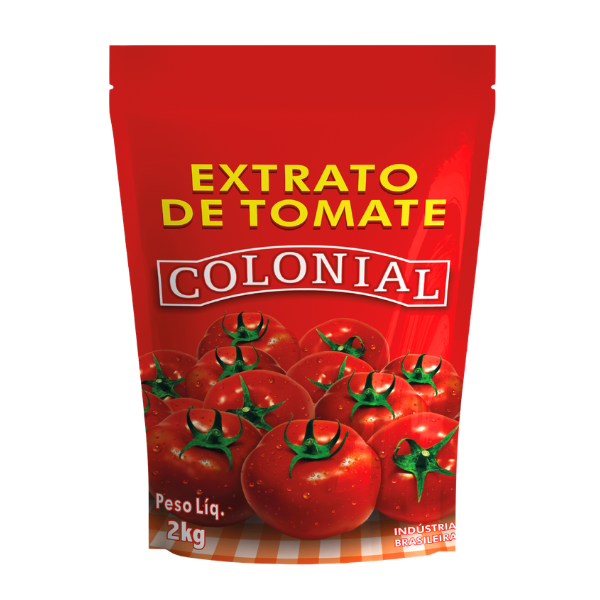 EXTRATO DE TOMATE COLONIAL COM 2KG