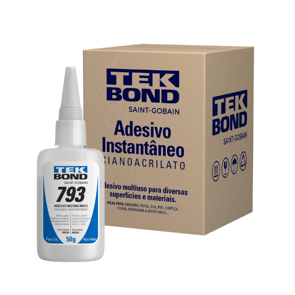 COLA TEKBOND INSTANTANEA 793 50G-A  BICO ANTIENTUPIMENTO COM 10