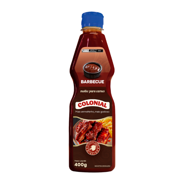 FRASCO COLONIAL MOLHO BARBECUE COM 400G Embol frasco-colonial-molho-barbecue-com-400g-embol