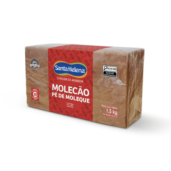DOCE SANTA HELENA MOLECAO PE DE MOLEQUE DESEMBALADO 30G PACOTE COM 50 UNIDADES