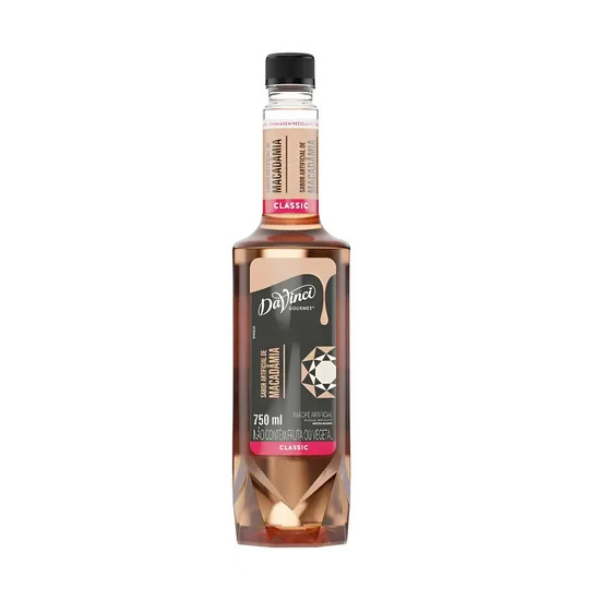 XAROPE DAVINCI GOURMET MACADÂMIA C/ 750ML