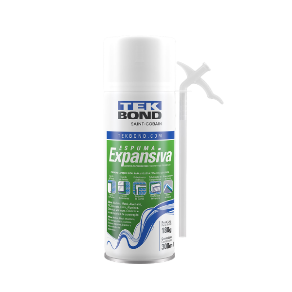 ESPUMA TEKBOND EXPANSIVA DE PU 180G/300ML