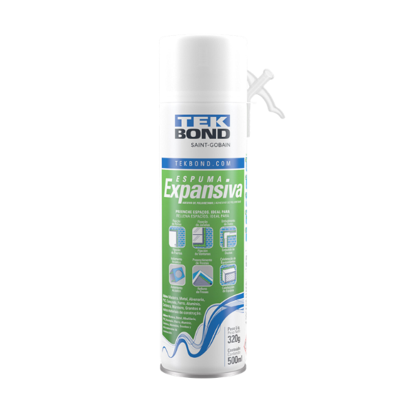 ESPUMA TEKBOND EXPANSIVA DE PU 320G/500ML