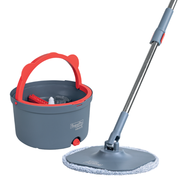 MOP BETTANIN ESFREGAO ROTATORIO CONJUNTO BALDE COMPACTO COM DUAS ÁGUAS PROCLEAN