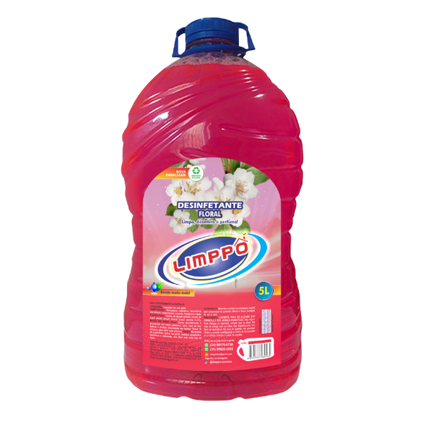 DESINFETANTE LIMPPÔ FLORAL  5L