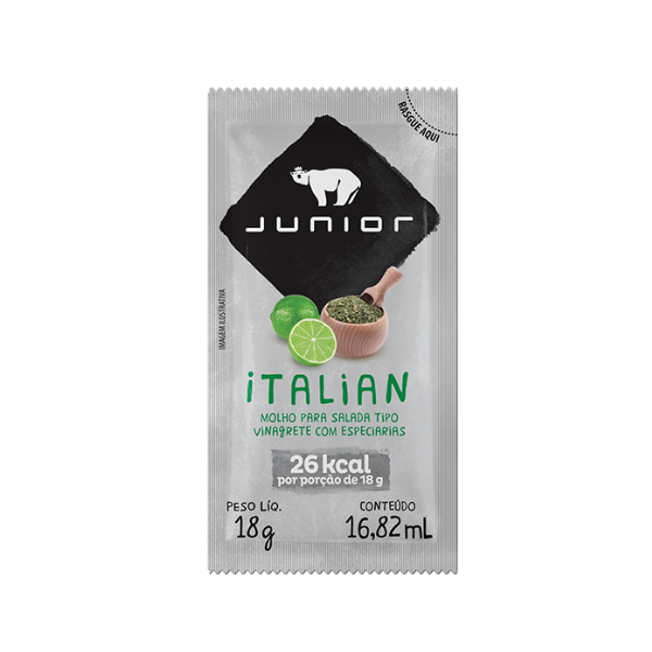 SACHET JUNIOR MOLHO ITALIAN C/ 180X18G