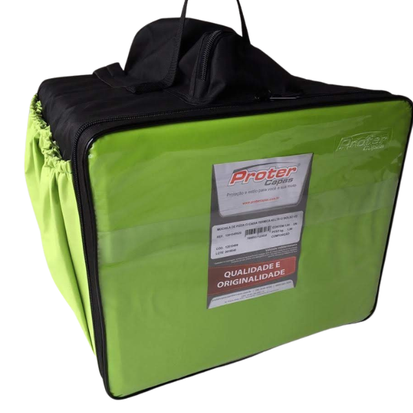 MOCHILA TERMICA  BOLSO PIZZA VERDE 45L UND