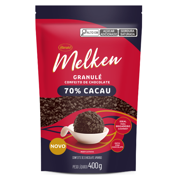 GRANULADO MELKEN GRANULE 70% AMARGO 400G