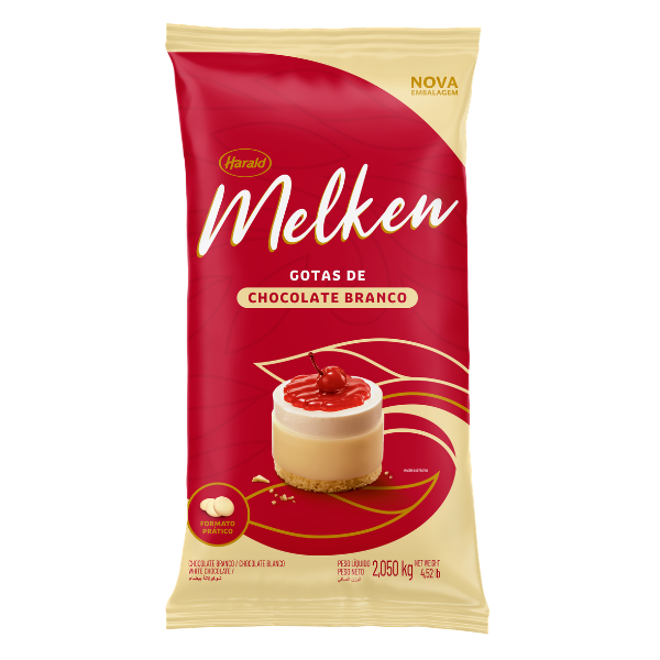 CHOCOLATE MELKEN GOTAS BRANCO C/ 2,05KG