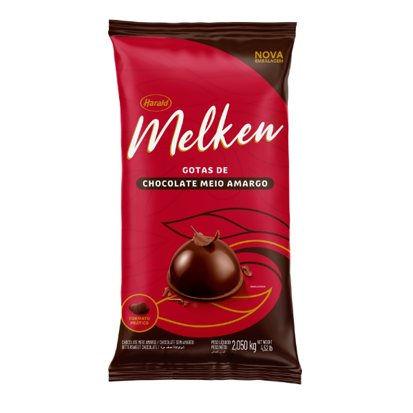 CHOCOLATE MELKEN GOTAS M. AMARGO C/ 2,05KG