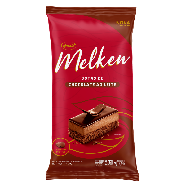 CHOCOLATE MELKEN GOTAS AO LEITE C/ 2,05KG