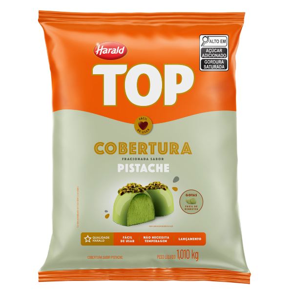 COB. HARALD TOP. GOTAS PISTACHE C/ 1,01KG