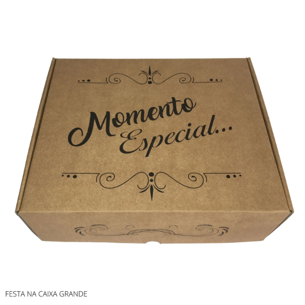 CAIXA DE PAPEL  IP52 CAIXA NA FESTA GRANDE 40X34X13CM KRAFT  C/10