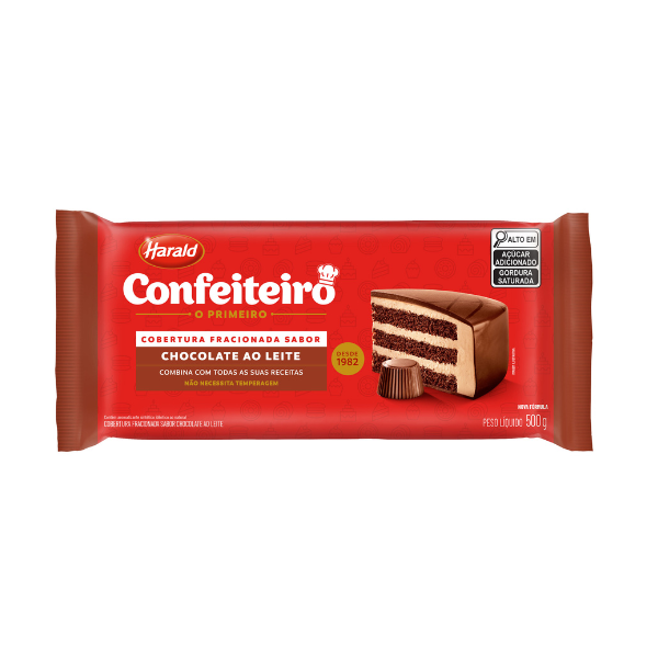 COB. HARALD CONFEITEIRO AO LEITE 500G