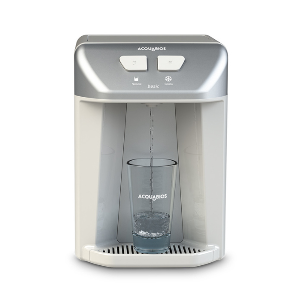PURIFICADOR DE AGUA ELETRONICO ACQUABIOS BASIC BRANCO E PRATA BIVOLT UNIDADE